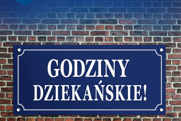 Godziny dziekańskie - 31.10.19 r.