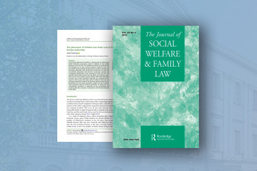 Publikacja dr Jakuba Pawliczaka w najnowszym numerze Journal of Social Welfare and Family Law